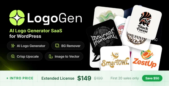LogogenAI logo generation platform preview