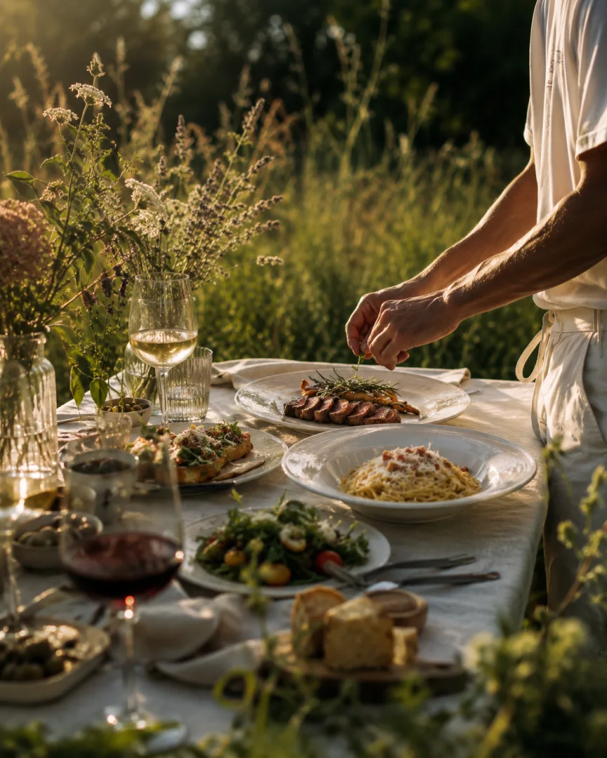 VELLUTO luxury restaurant website preview