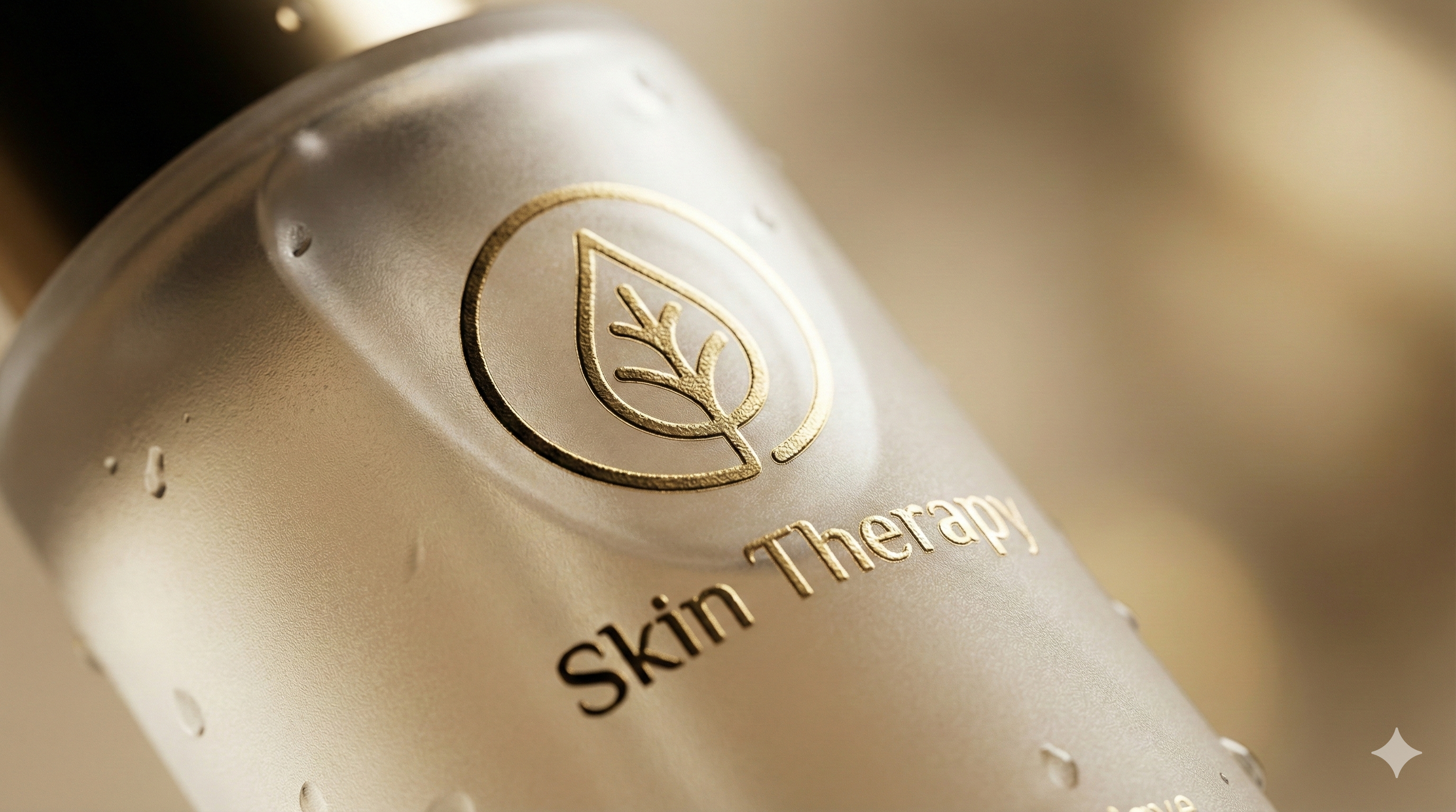 Woman applying elixir at night